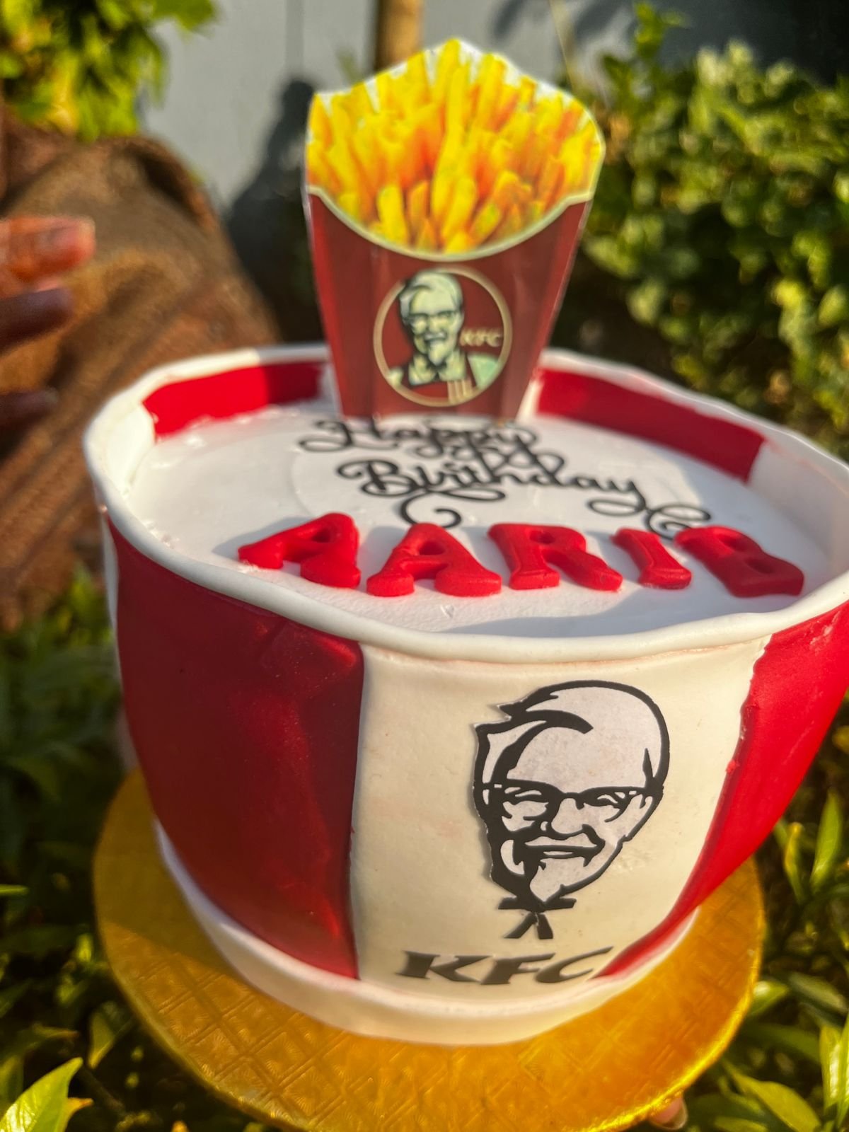 Customised KFC cake